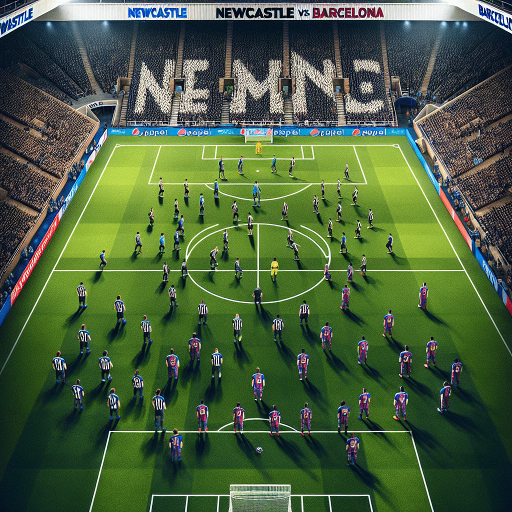 Analyse des compositions d'équipe : Newcastle contre Barcelone en Ligue des Champions