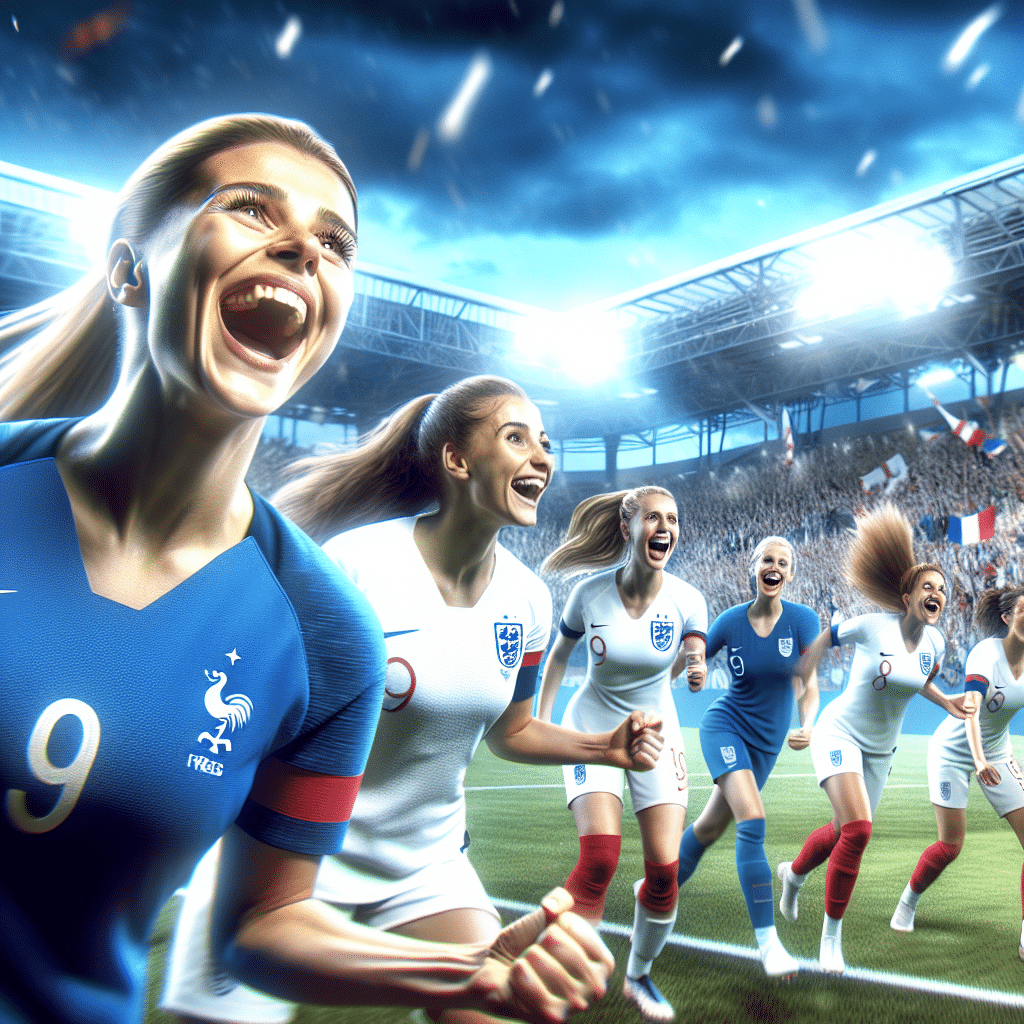 Euro féminin : La France mène face à l'Angleterre à la pause