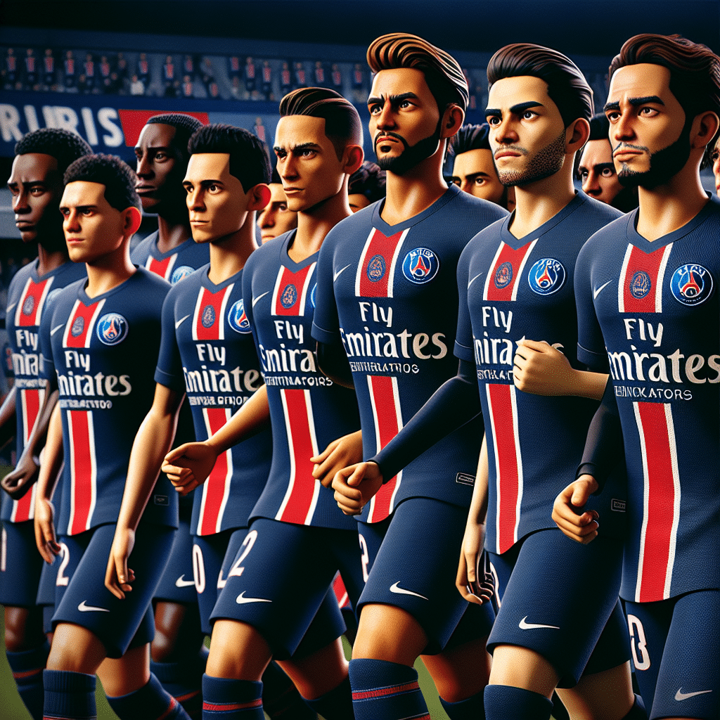 Le Paris Saint-Germain en route pour Kvaratskhelia