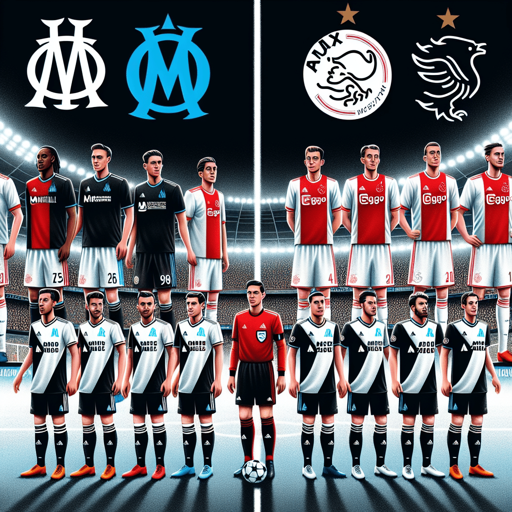 Composition des équipes : Marseille contre Ajax