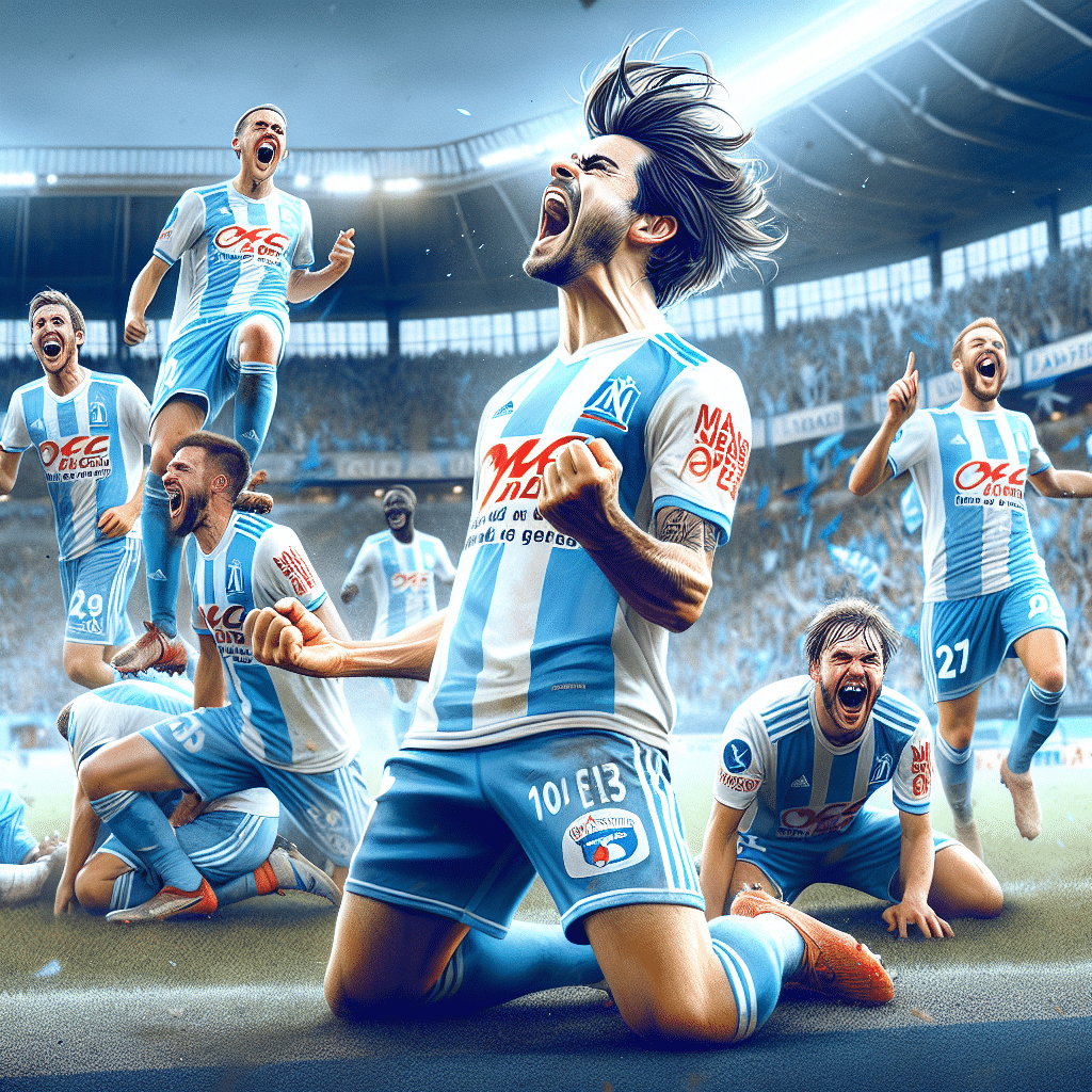 La victoire de l'OM : Le chambrage de Maupay envers Lyon