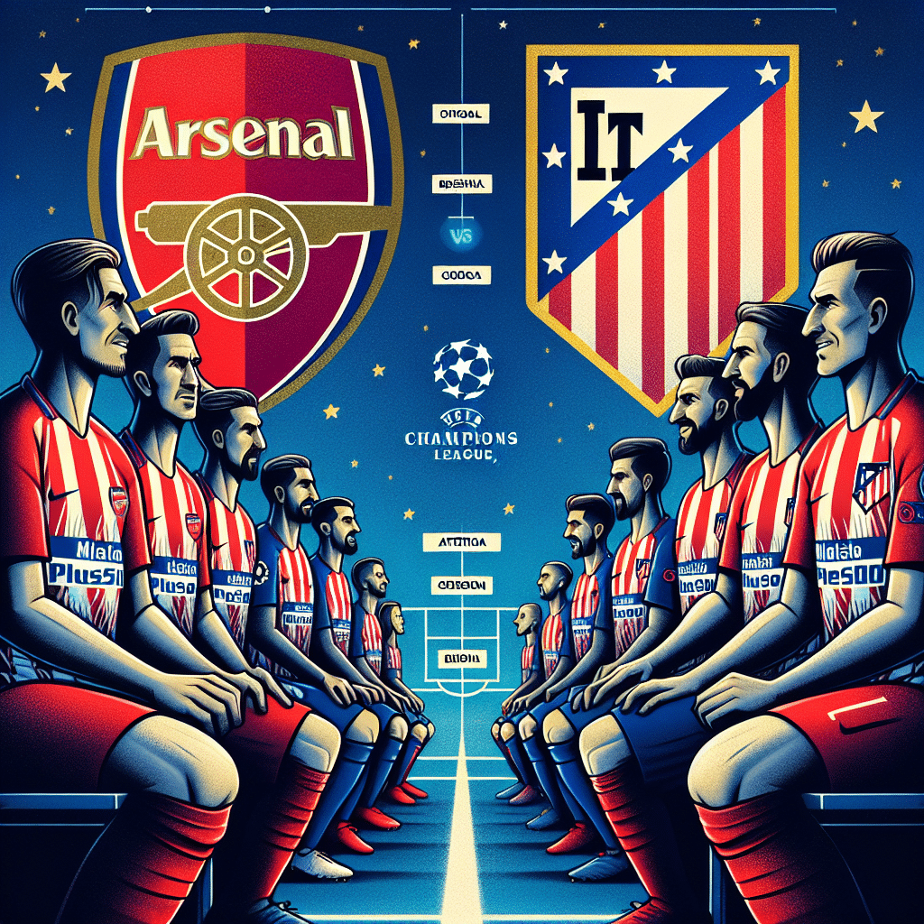 Analyse des compositions d'Arsenal et de l'Atletico pour la demi-finale de la Ligue des Champions