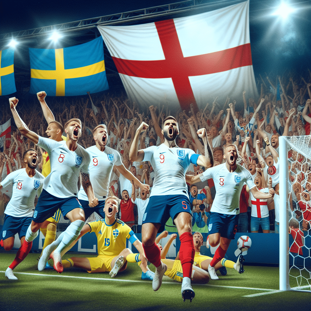 Angleterre en demi-finales : un match haletant contre la Suède