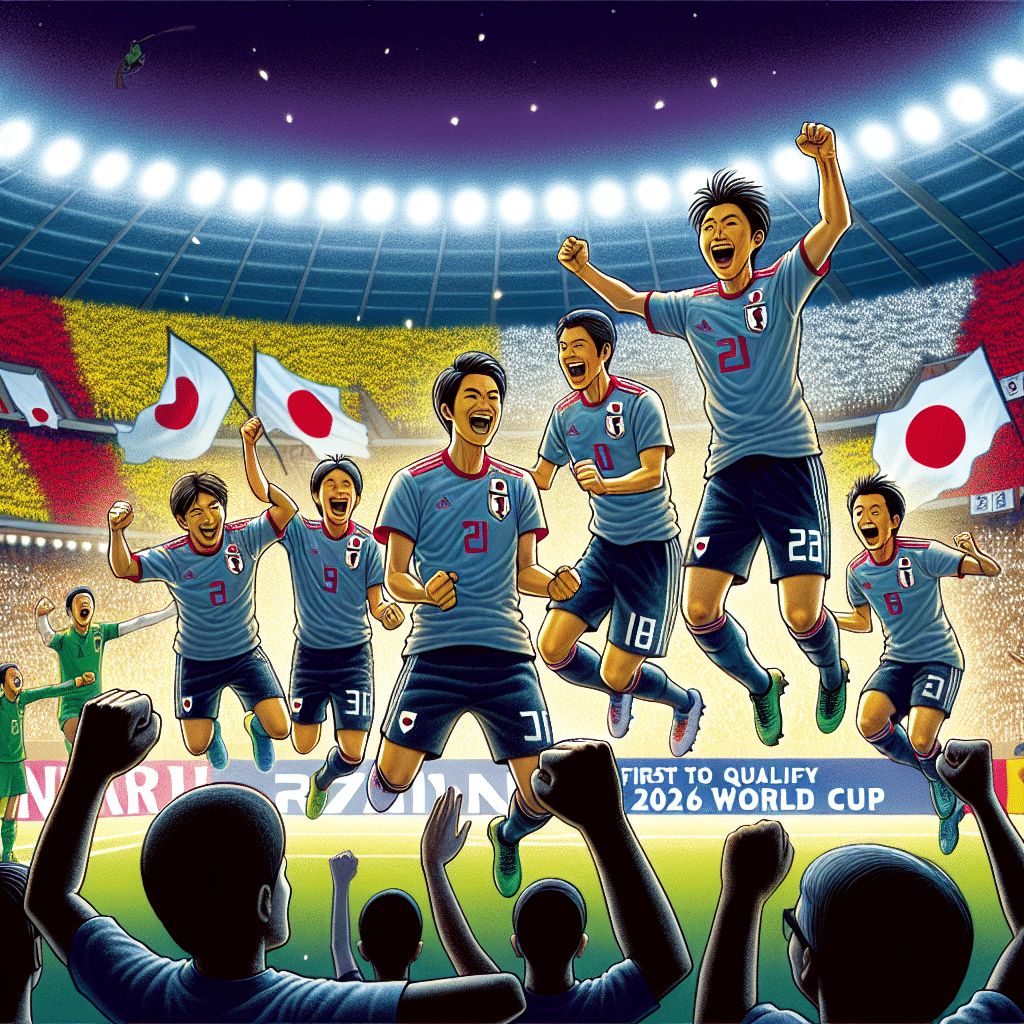 Le Japon se qualifie en premier pour la Coupe du Monde 2026
