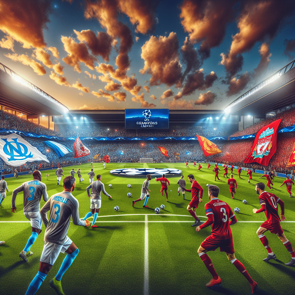 Marseille et Liverpool se préparent pour un choc en Ligue des champions