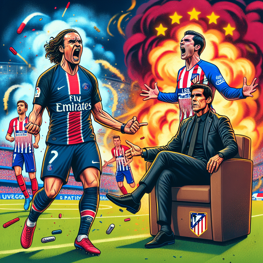 Le PSG surclasse l'Atletico Madrid et fait réagir Simeone