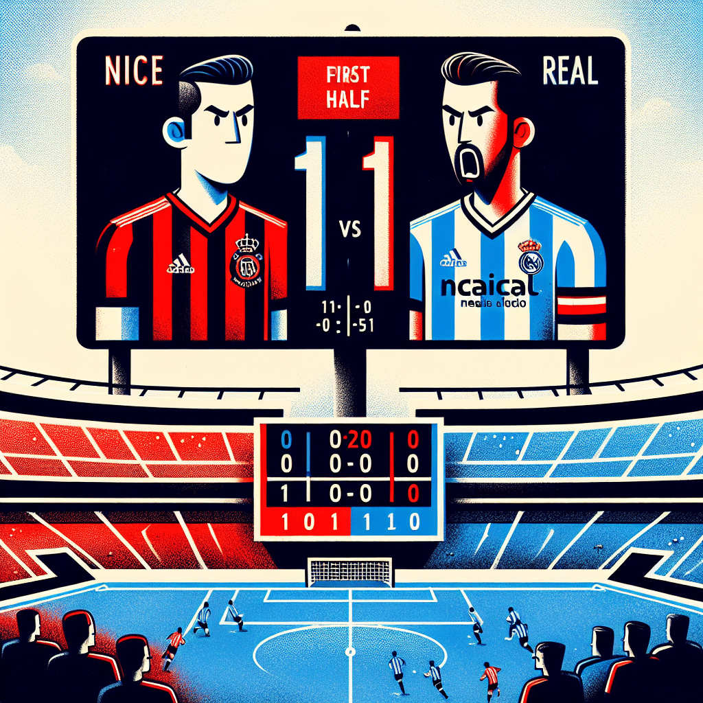 Analyse de la première mi-temps : Nice 1-1 Real Sociedad