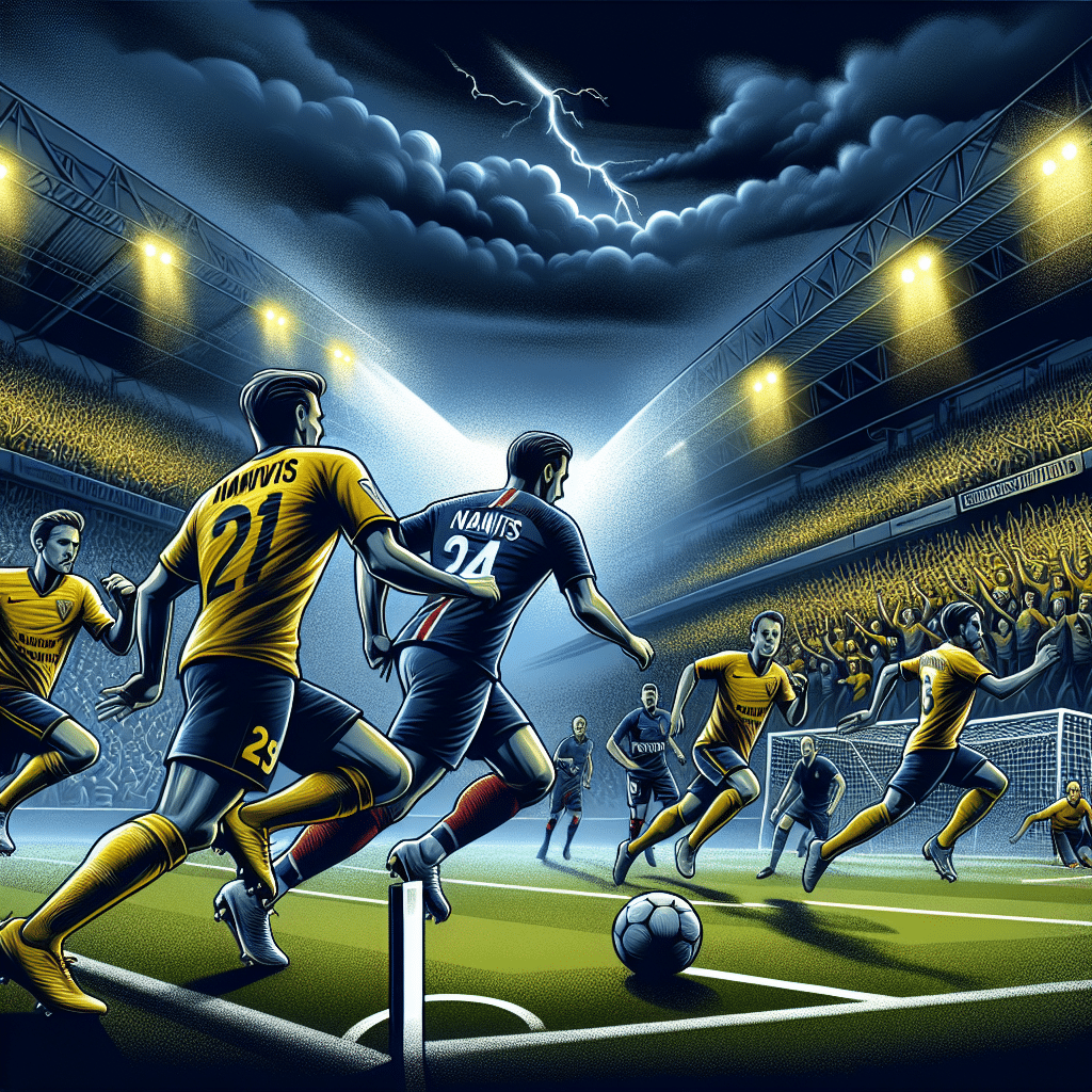 Nantes subit la domination du PSG : retour sur une première mi-temps solide