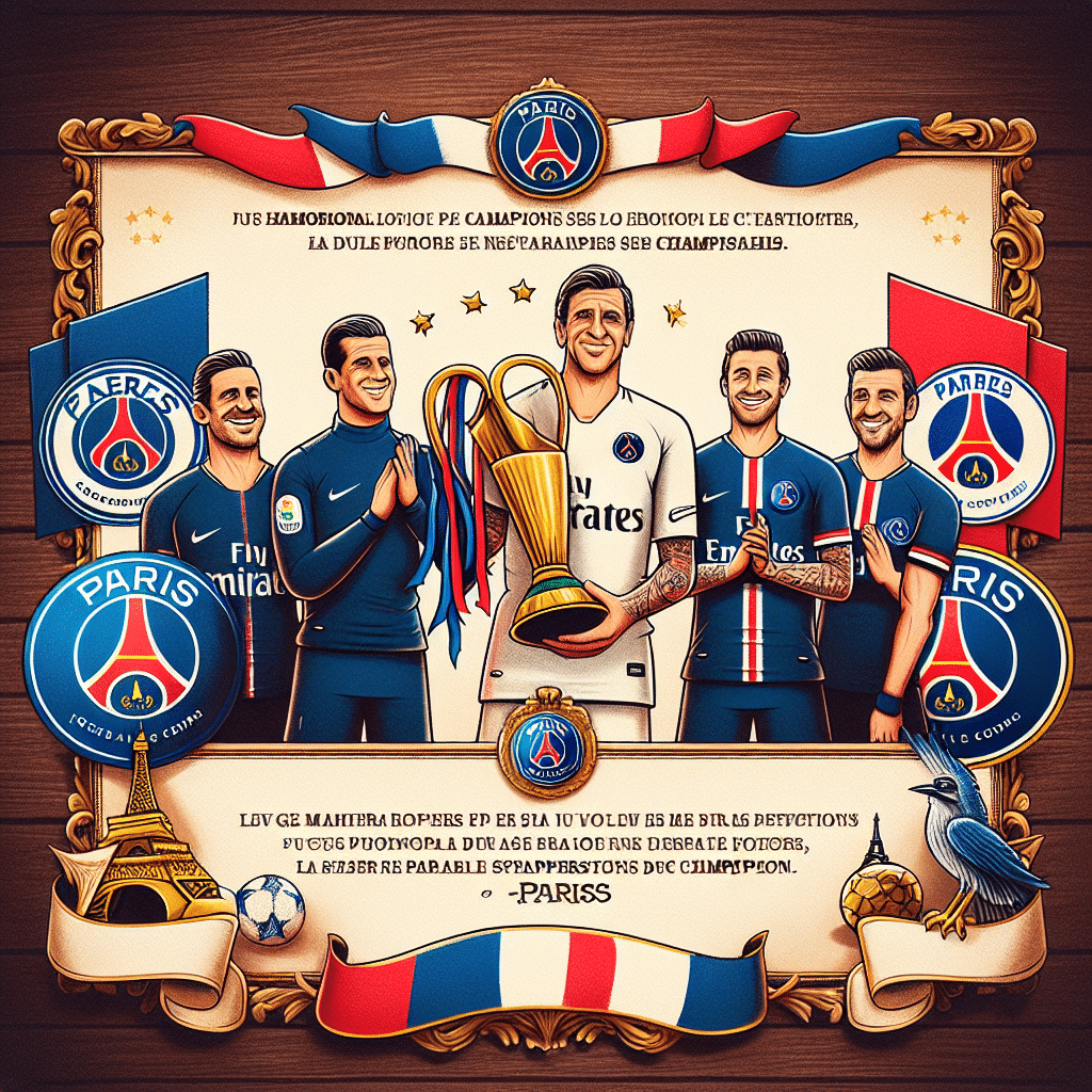 Le PSG couronné : le message d'honneur du Real Madrid