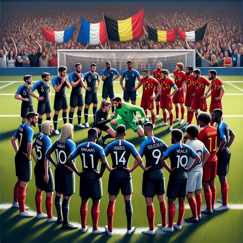 France affronte la Belgique : compositions des équipes
