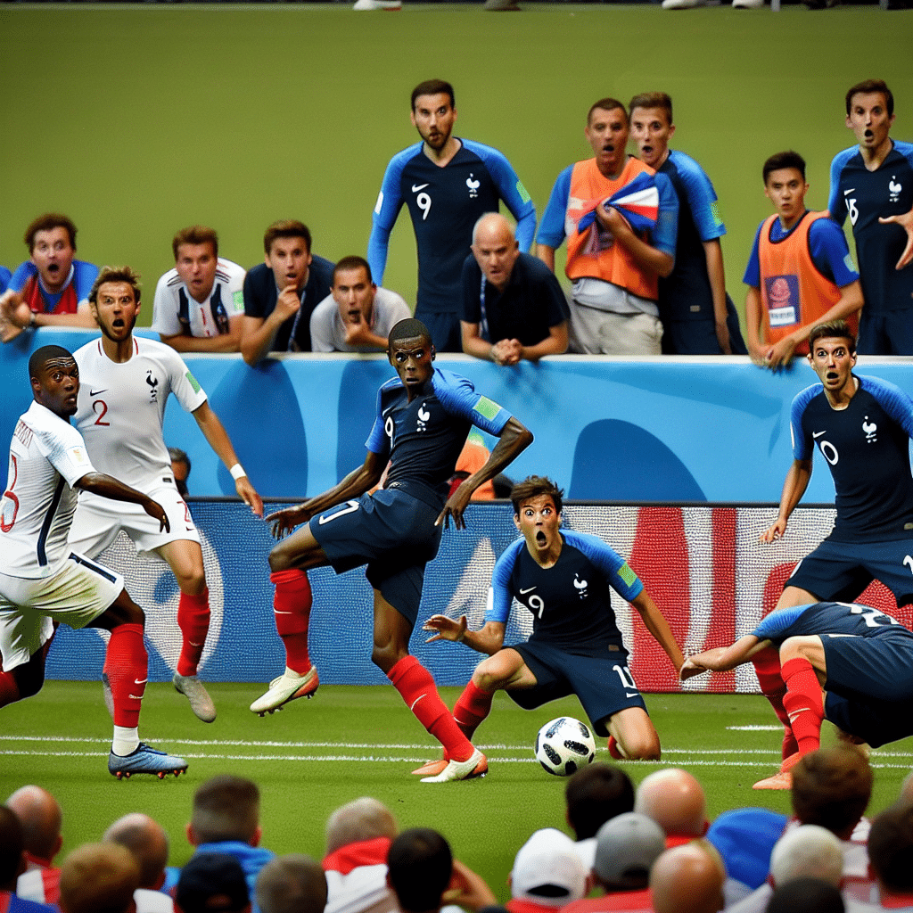 Un moment insolite lors du match de l'Équipe de France