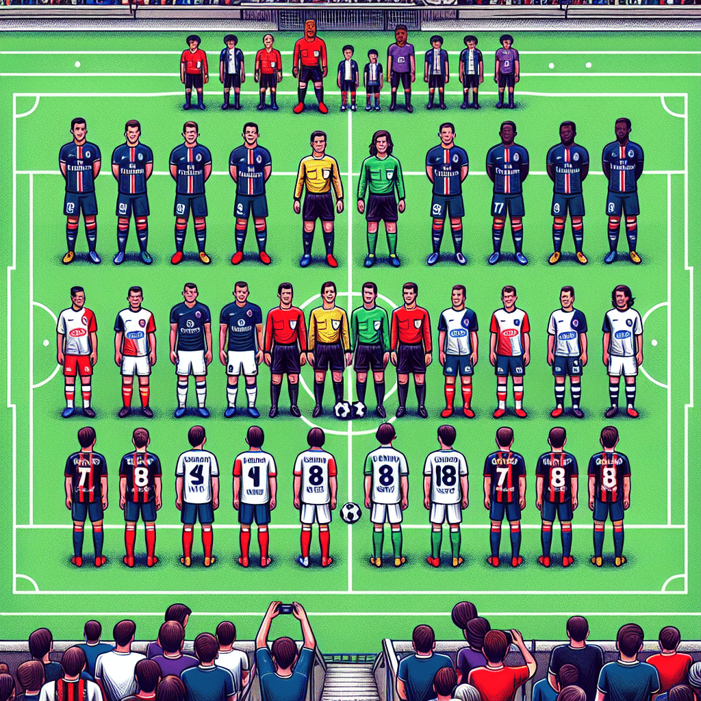Compositions des équipes : Paris SG contre Saint-Etienne