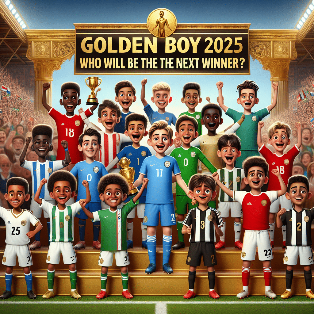 Les finalistes du Golden Boy 2025 : qui sera le prochain lauréat ?