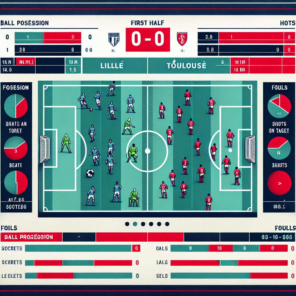 Analyse de la première mi-temps : Lille 0-0 Toulouse
