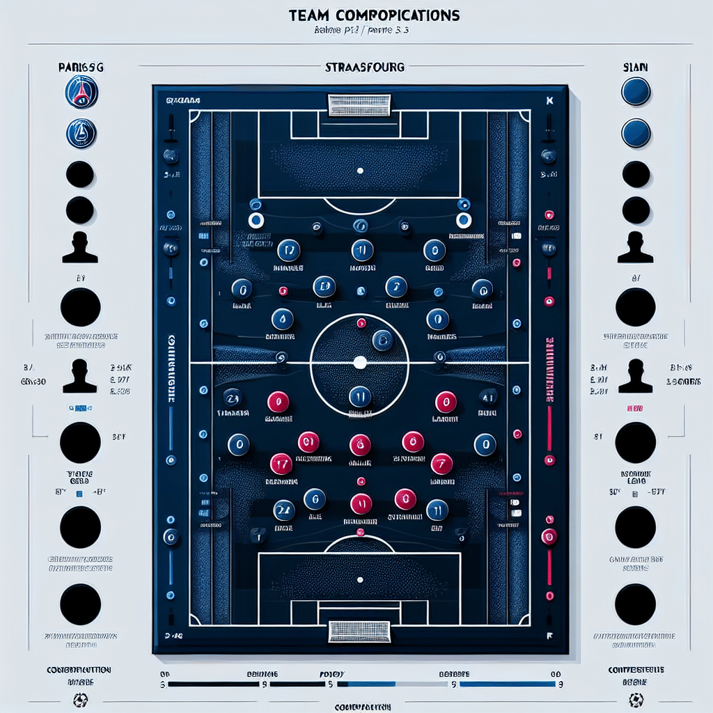 Paris SG vs Strasbourg : Analyse des compositions d'équipe