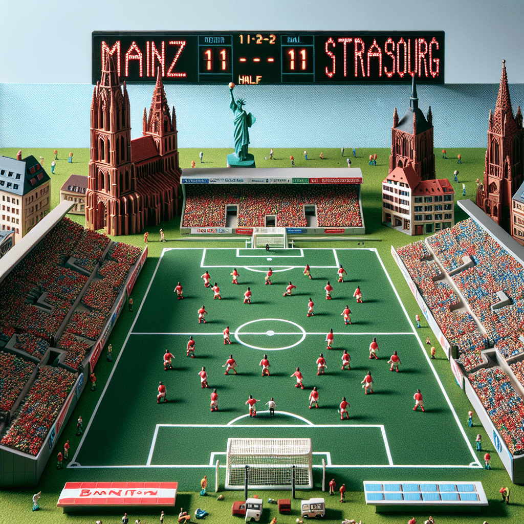 C4 : Mayence domine Strasbourg à la mi-temps