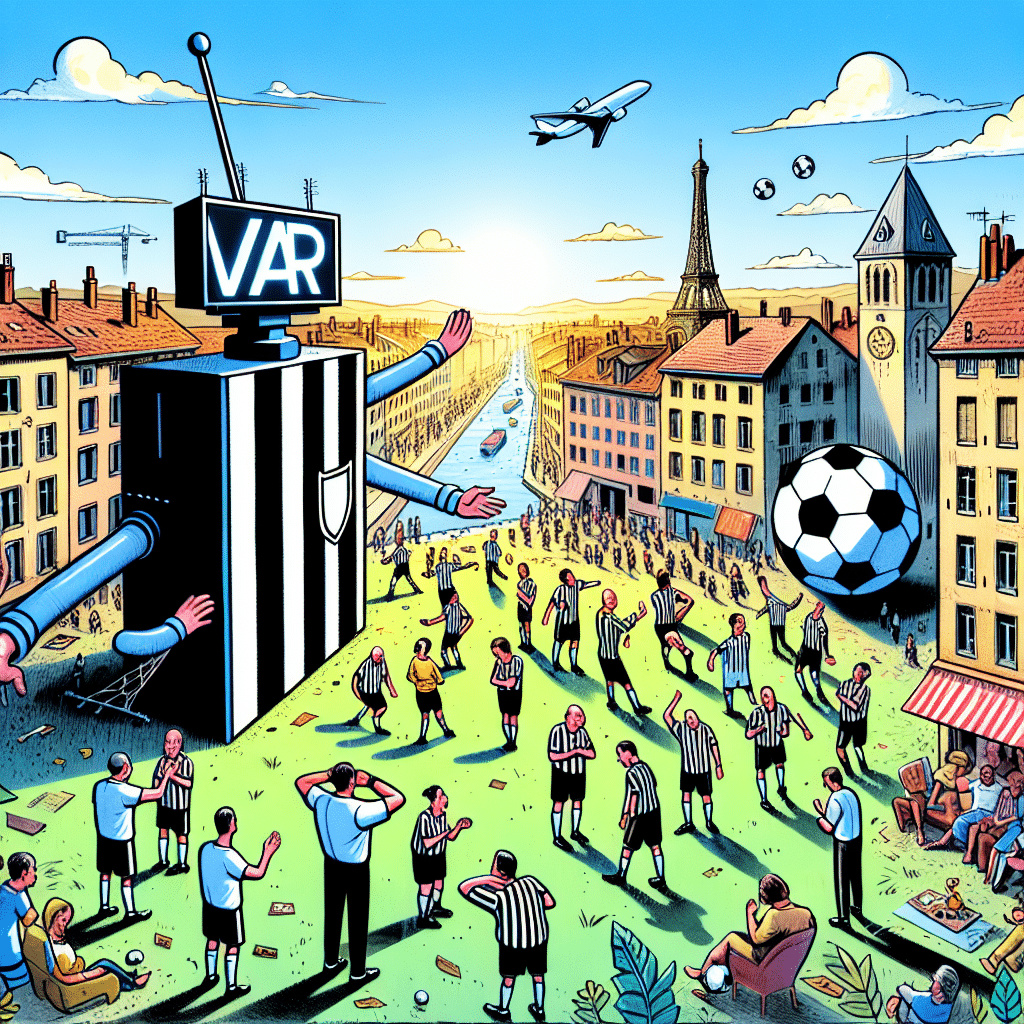 Lyon réagit à la VAR avec humour
