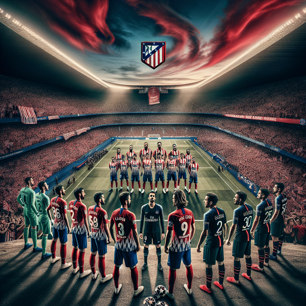 Au seuil d'une rencontre décisive : l'Atletico Madrid face au PSG