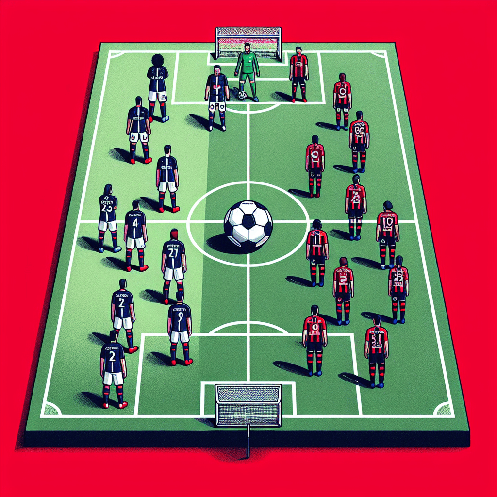 Compositions des équipes : Paris FC contre Rennes