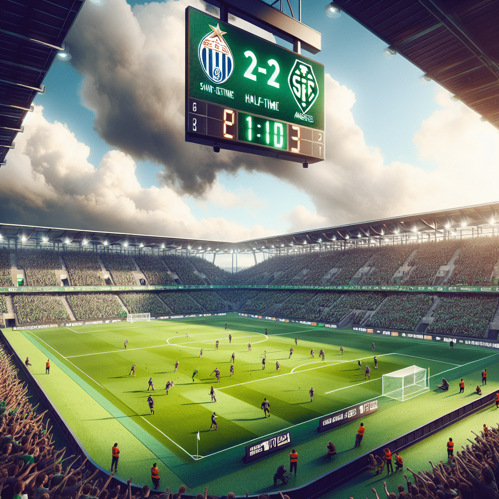 Analyse du match : Saint-Etienne 1-2 Angers à la mi-temps