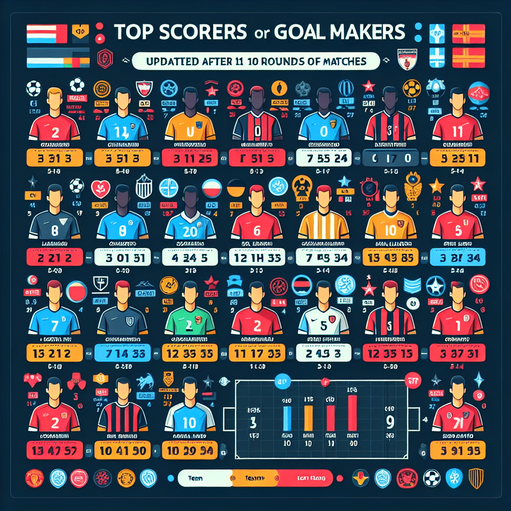 Le tableau des buteurs de Ligue 1 : un point après 10 journées