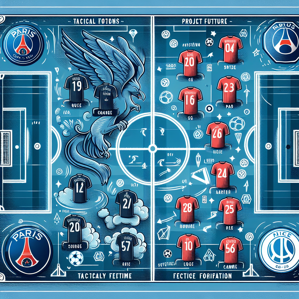 Compositions prévisionnelles pour le match Paris SG contre Nice