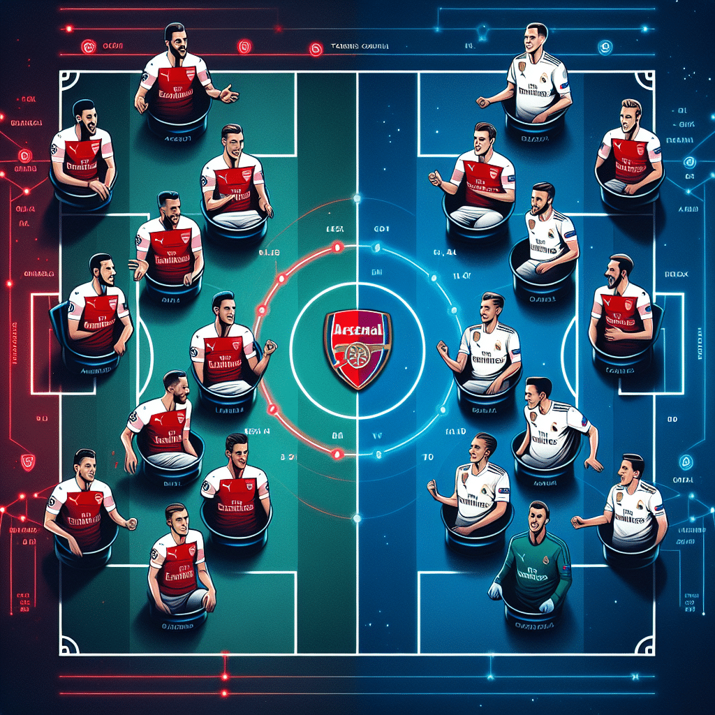 Analyse des compositions d'Arsenal et du Real Madrid pour le quart de finale de la Ligue des Champions