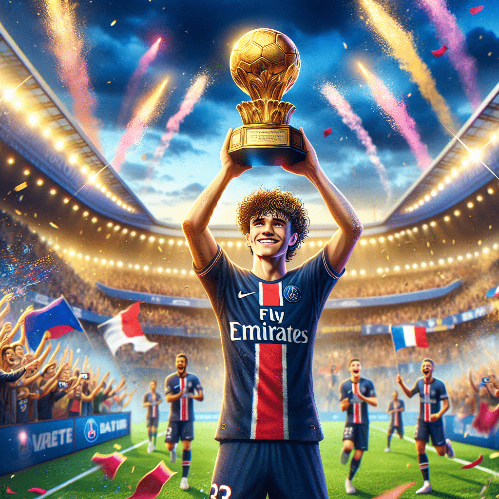 Le Paris Saint-Germain glorifie son talent avec le Golden Boy 2025