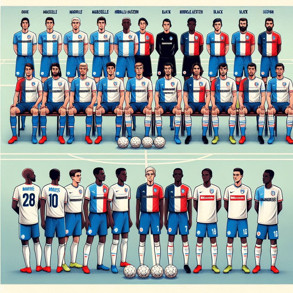 La rencontre entre Marseille et Reims : compositions d'équipe