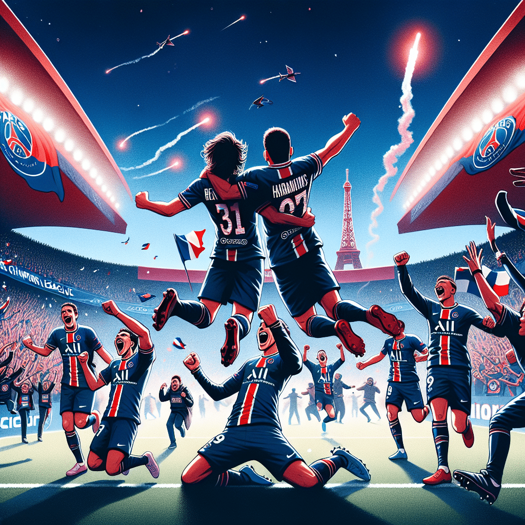 Le Paris Saint-Germain se qualifie pour la finale de la Ligue des champions
