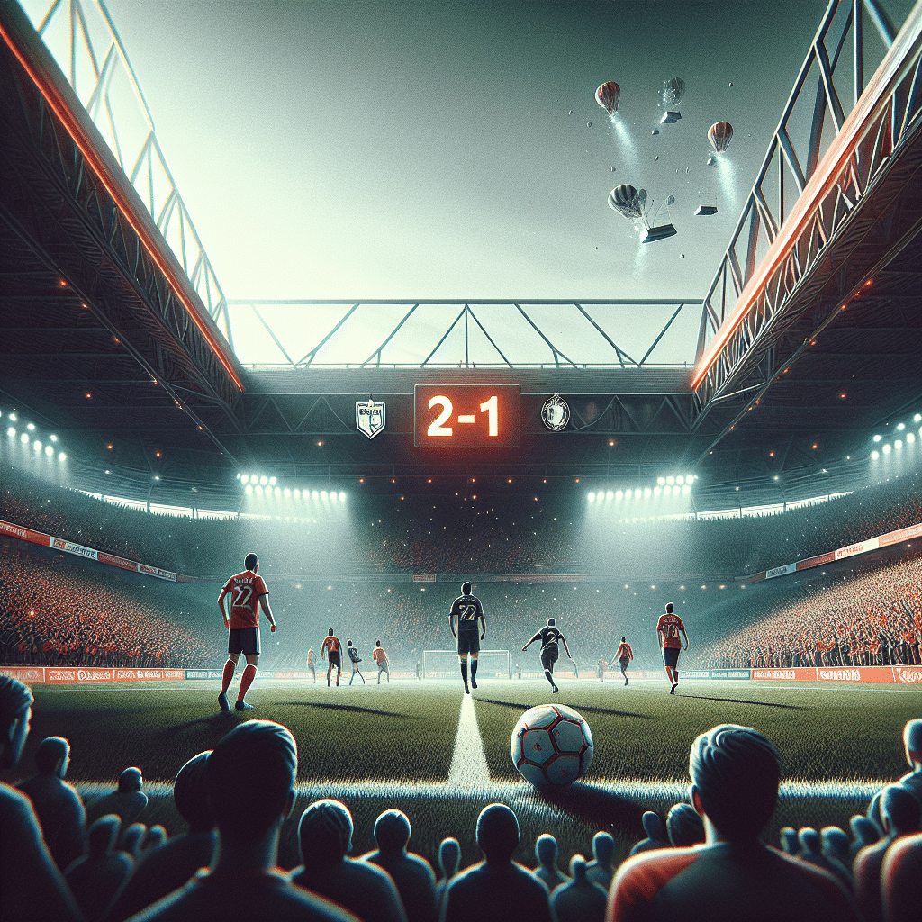 Lille domine Feyenoord à la mi-temps : 2-1