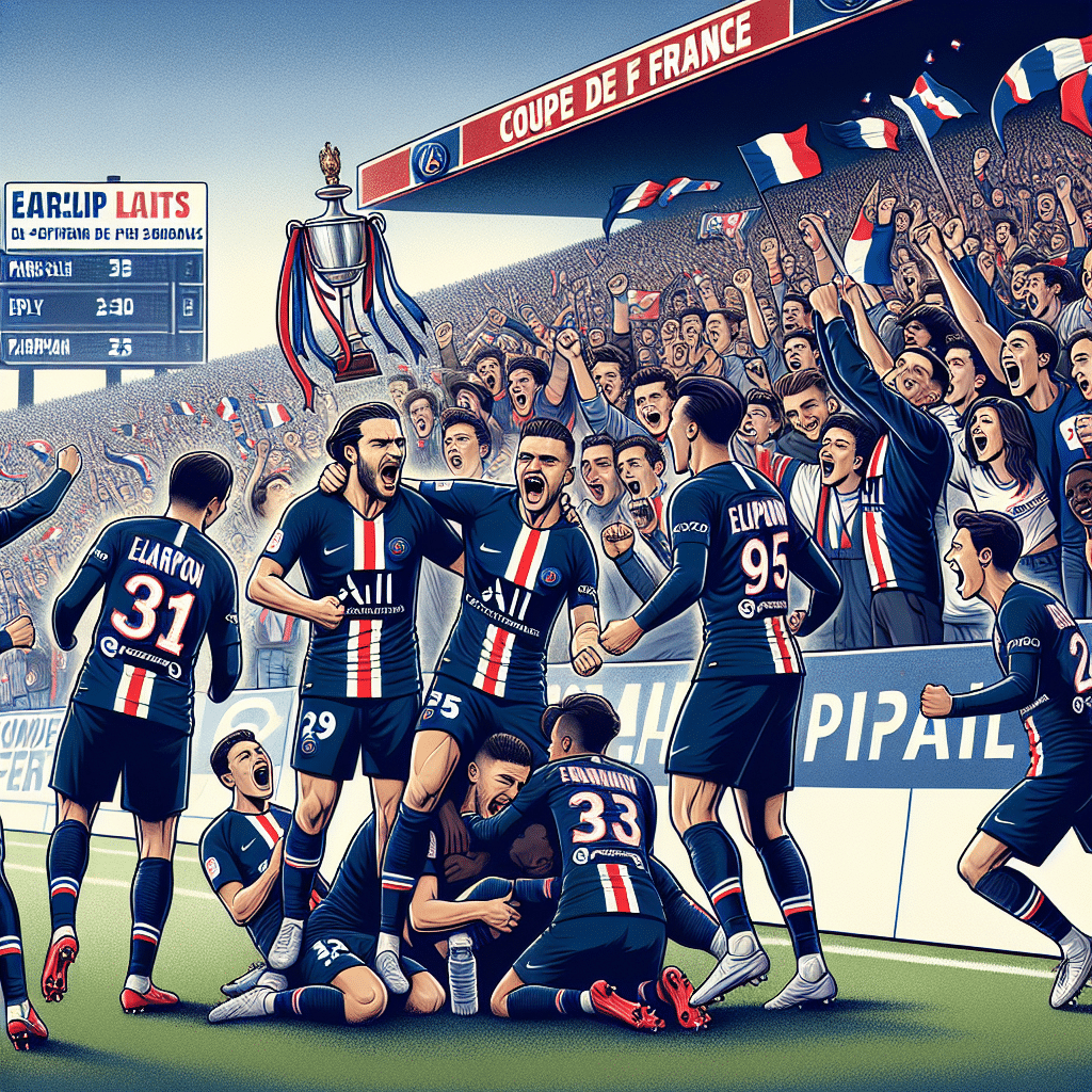 Le Paris Saint-Germain s'impose face à Espaly en Coupe de France