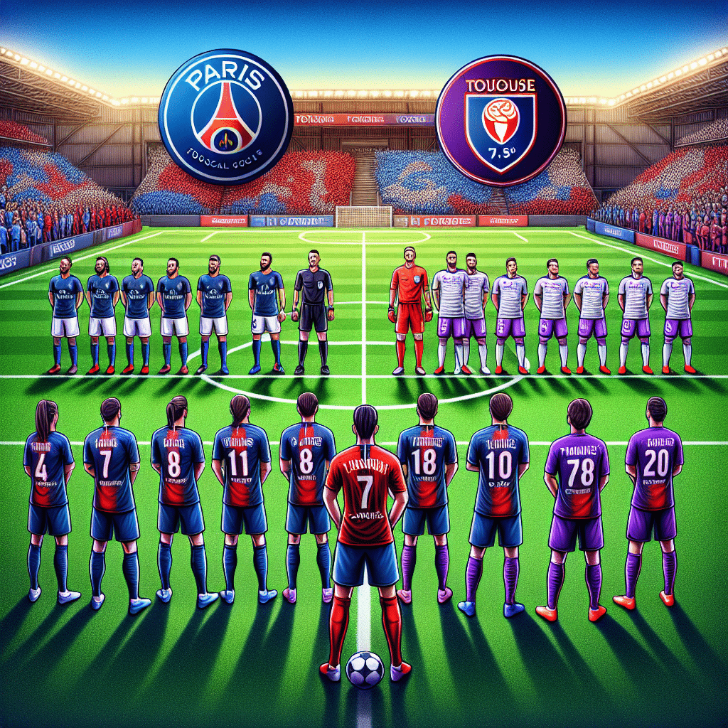 Paris SG face à Toulouse : Aperçu des compositions