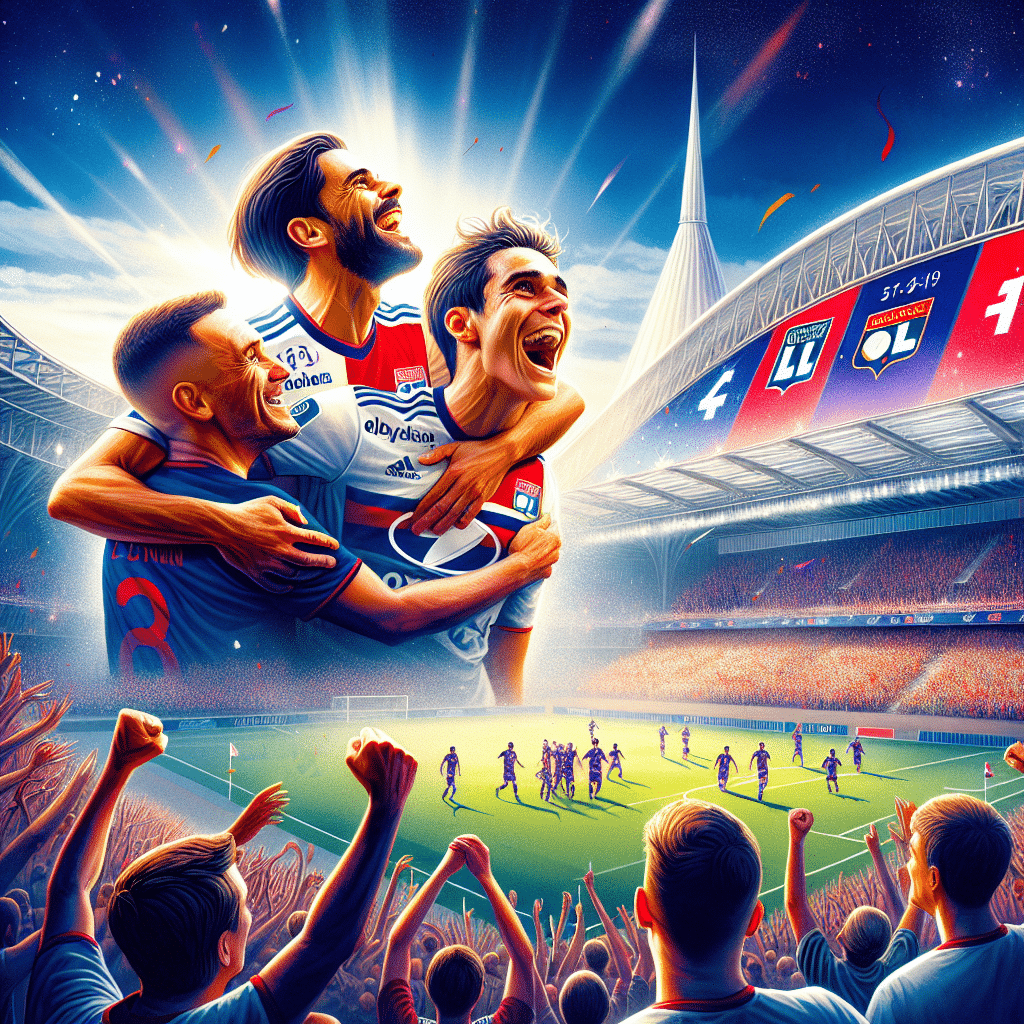 L'Olympique Lyonnais triomphe face à Rennes avec un score éclatant de 4-1