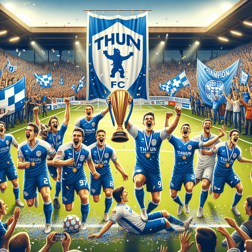 Le FC Thoune remporte le titre de champion de Suisse