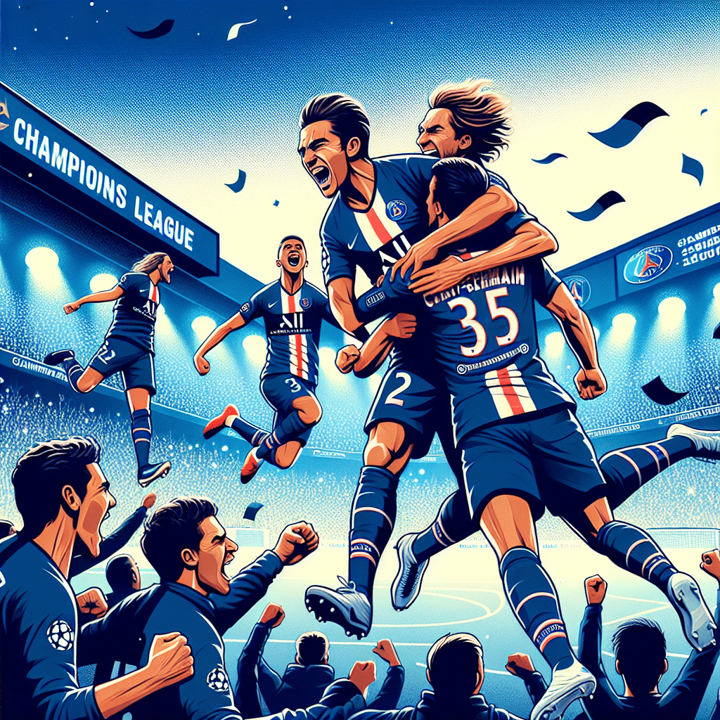 Le Paris Saint-Germain se qualifie pour le tour suivant de la Ligue des Champions
