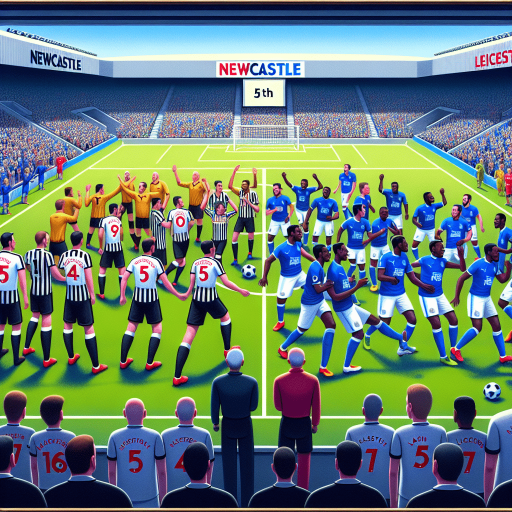 Newcastle s'impose face à Leicester et prend la 5e place