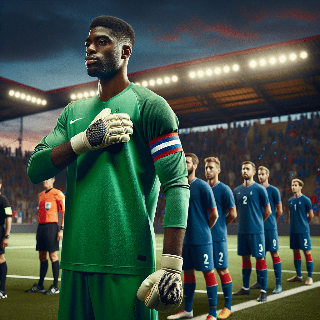 Mike Maignan, nouveau capitaine de l'équipe de France face à l'Islande
