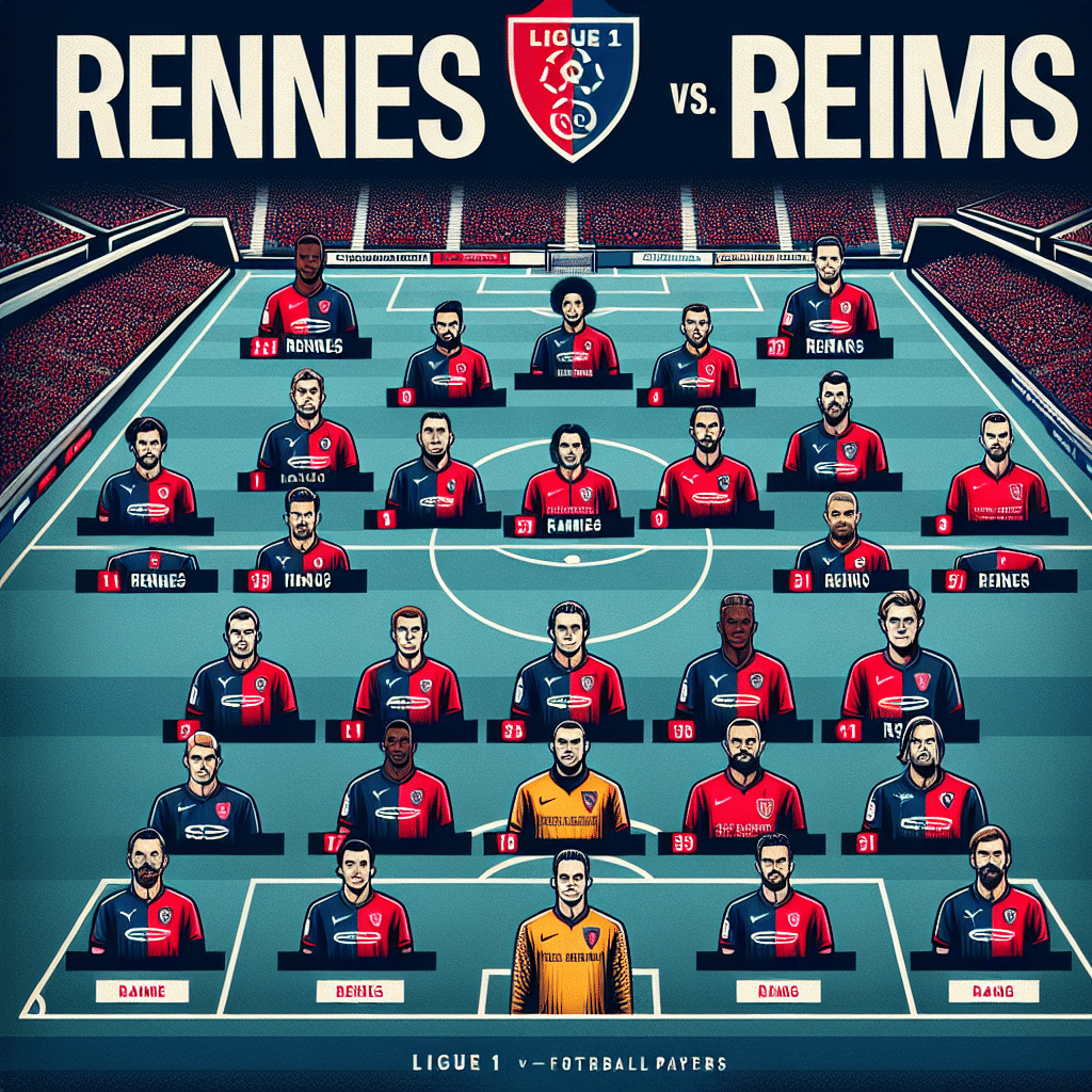 Compositions probables de Rennes contre Reims en Ligue 1
