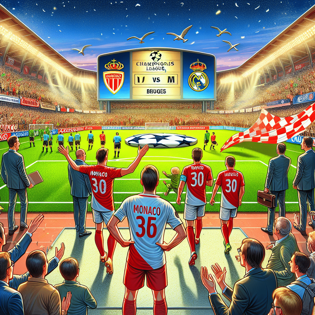 Monaco fait son entrée en Ligue des champions contre Bruges