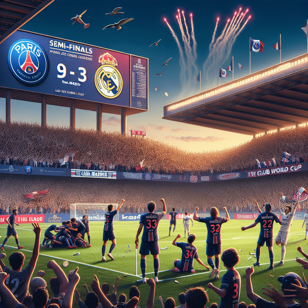 Paris SG écrase le Real Madrid en demi-finale de la Coupe du monde des clubs