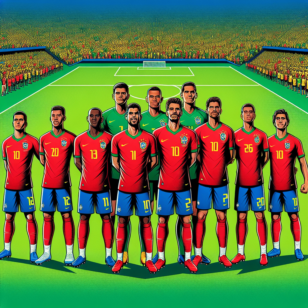 Le Brésil et son maillot rouge pour le Mondial 2026