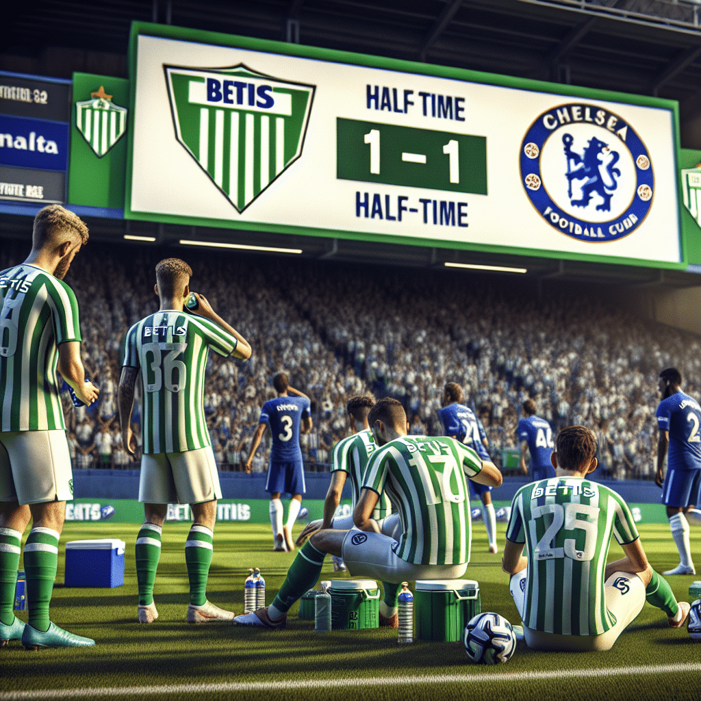 C4 : Betis 1-0 Chelsea à la mi-temps