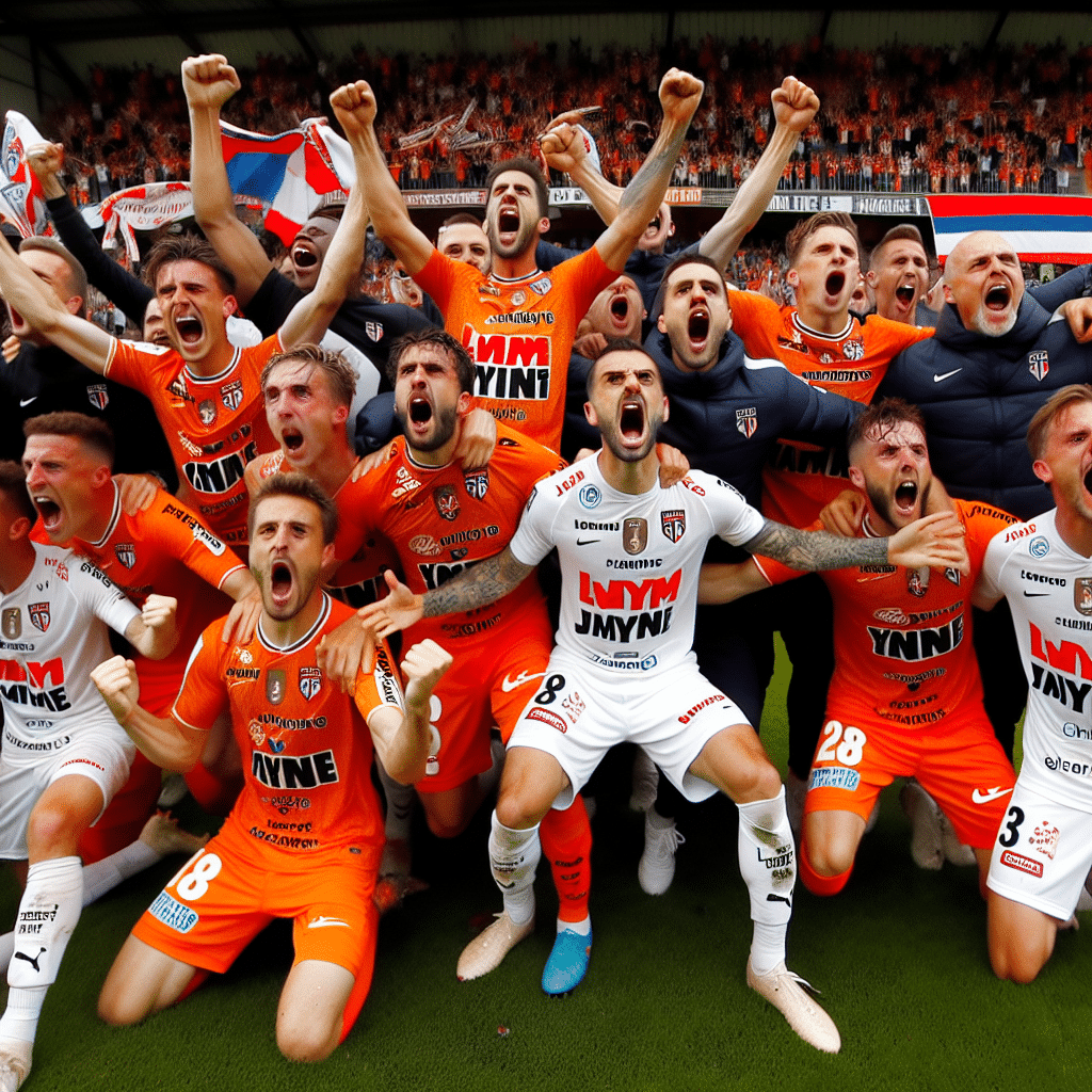 Lorient reprend la tête de la Ligue 2 avec une victoire éclatante