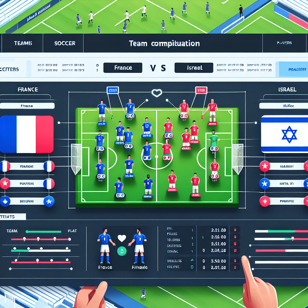 France-Israël : Analyse des compositions d'équipe