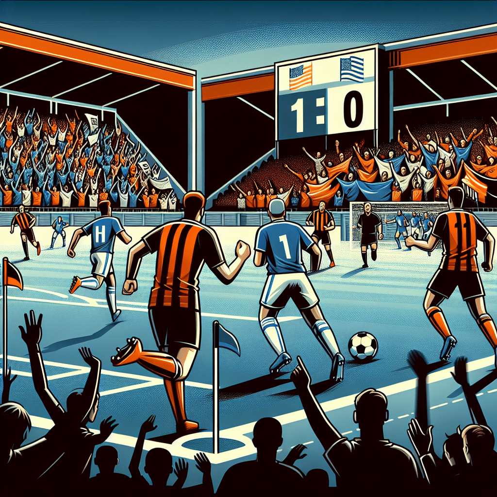 Lorient domine Strasbourg à la pause avec un score de 1-0