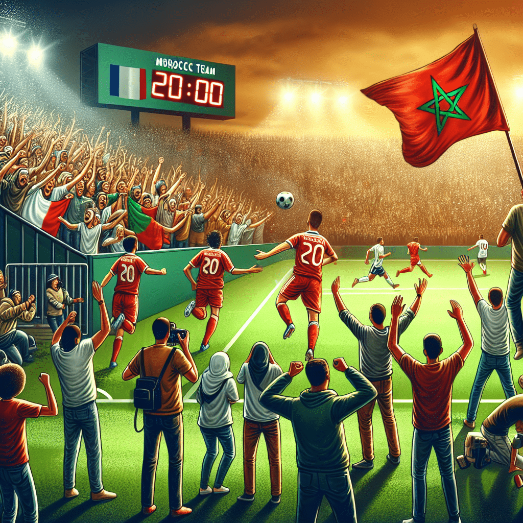 La victoire du Maroc (U20) face à la France : un moment mémorable