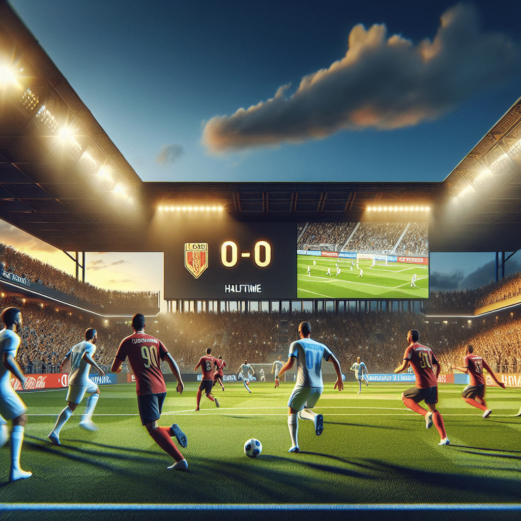 Match nul entre Lens et Marseille à la mi-temps