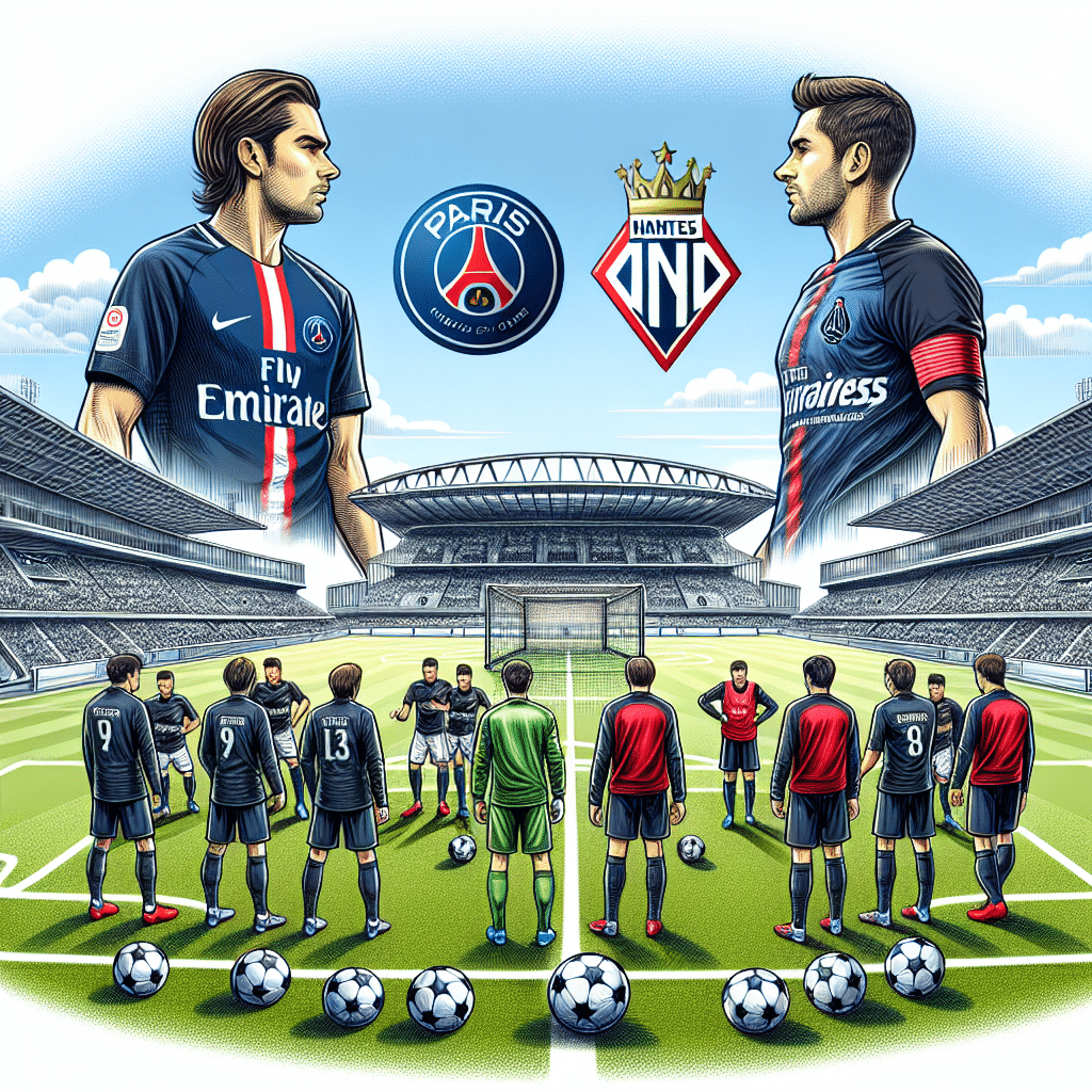 Composition des équipes pour le match Paris FC - FC Nantes