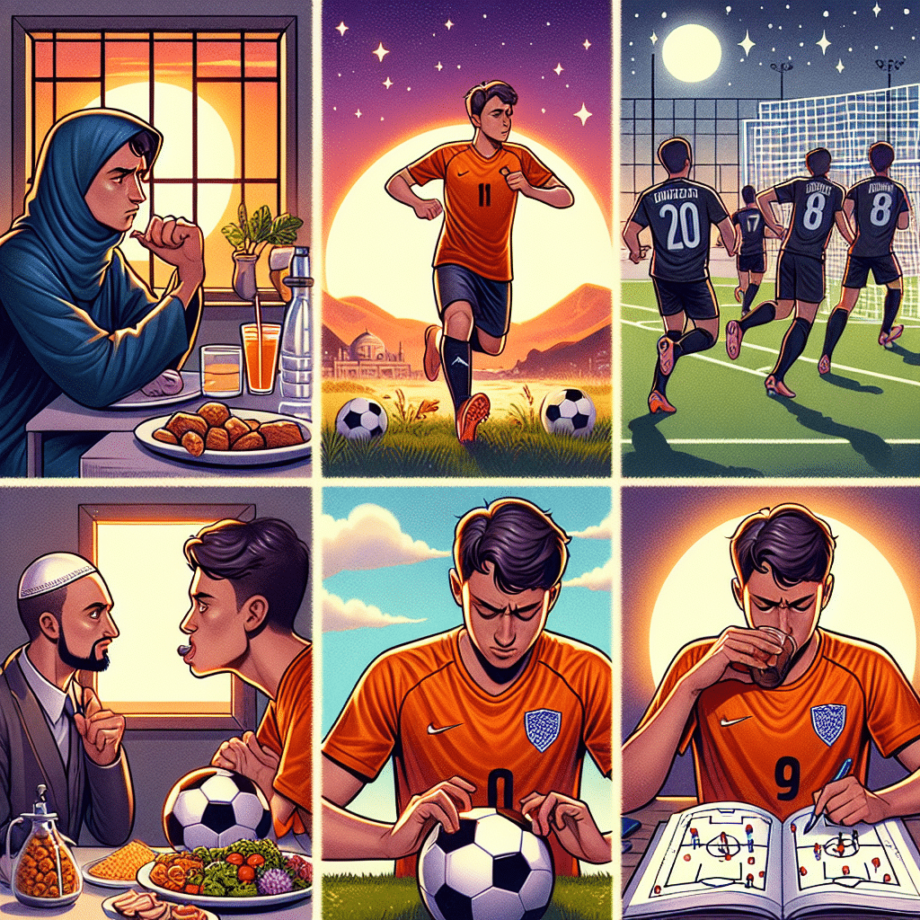 La vie d’un jeune footballeur pendant le ramadan